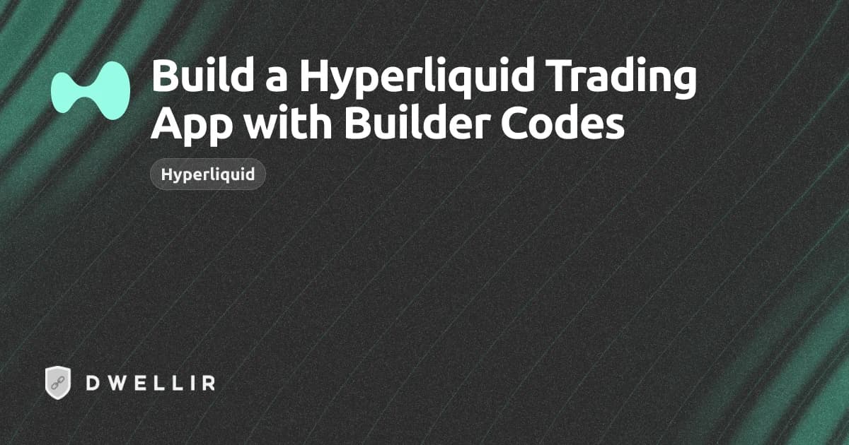 Build a Hyperliquid Trading App with Builder Codes cover