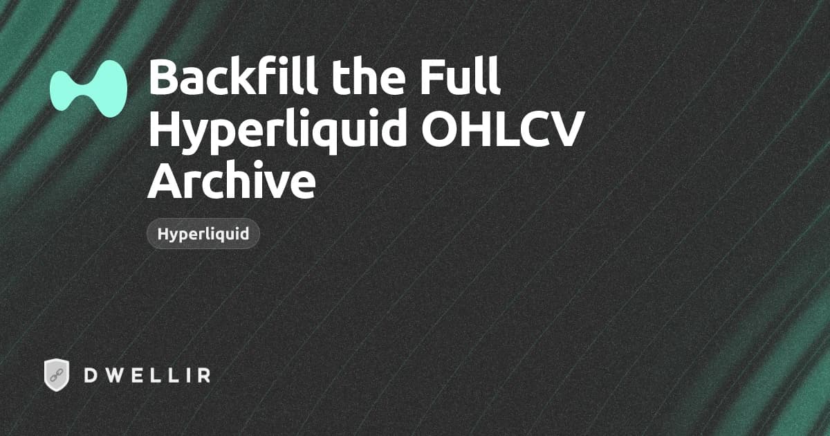 Backfill the Full Hyperliquid OHLCV Archive cover