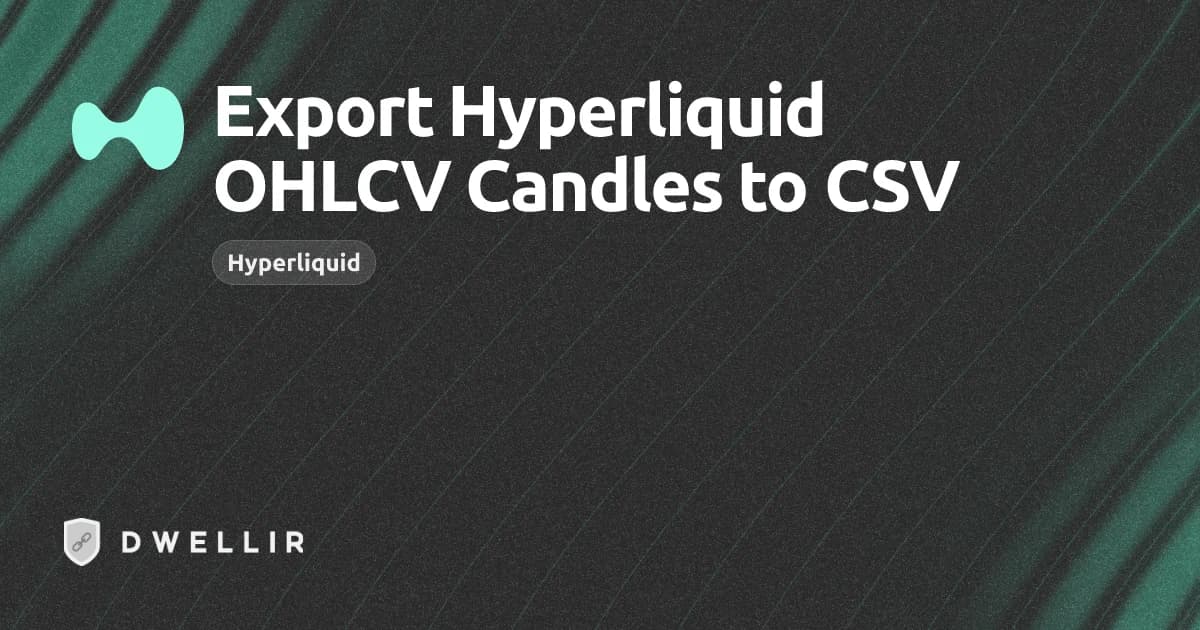 Export Hyperliquid OHLCV Candles to CSV cover