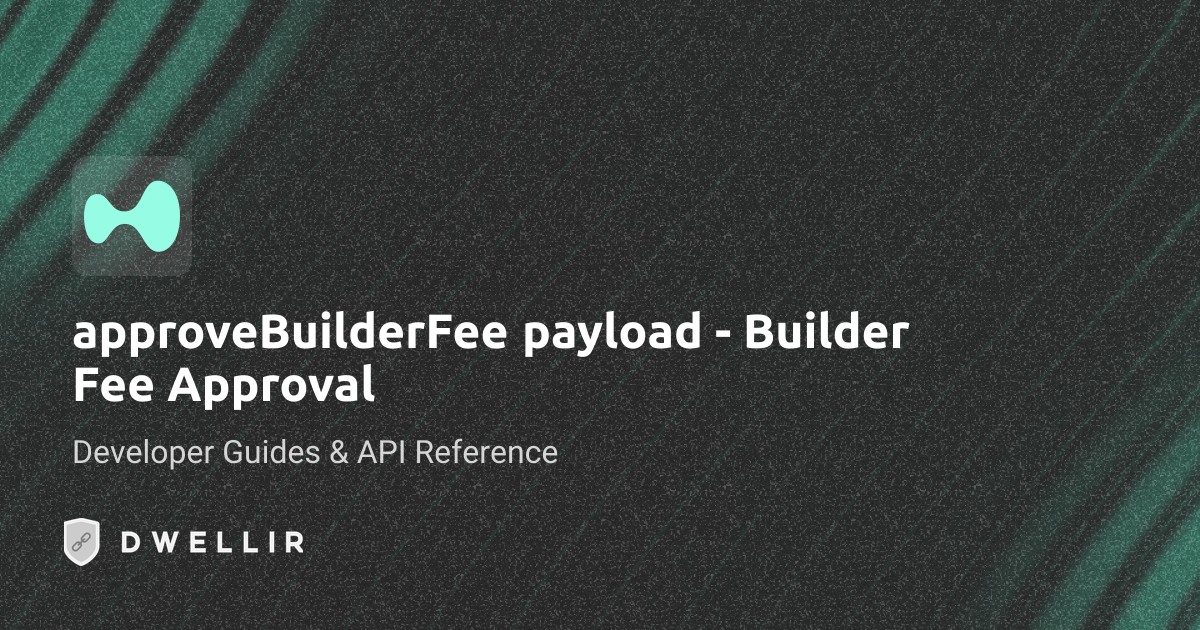approveBuilderFee pa (gRPC) | Hyperliquid API Docs | Dwellir