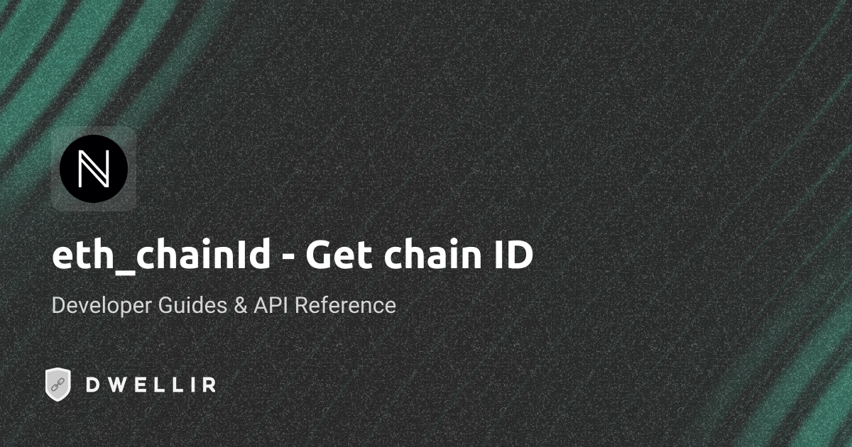 eth_chainId | Neuroweb RPC Docs | Dwellir