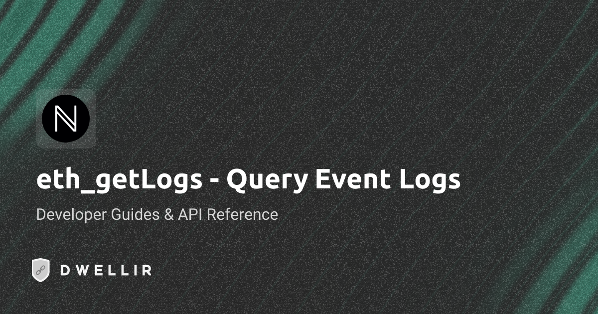 eth_getLogs | Neuroweb RPC Docs | Dwellir