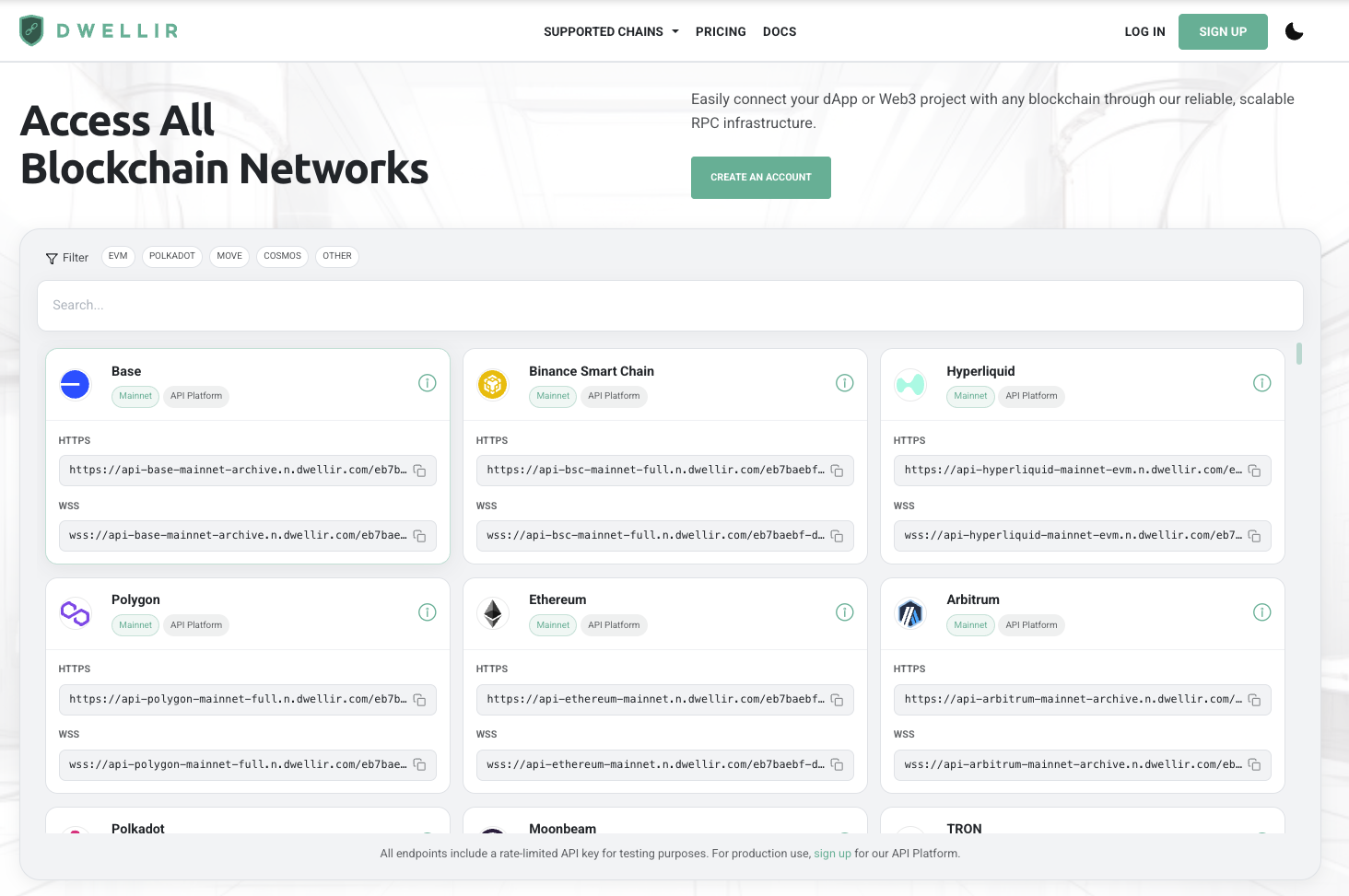 Dwellir RPC Provider