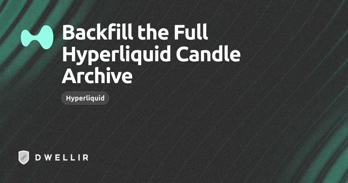 Backfill the Full Hyperliquid Candle Archive cover